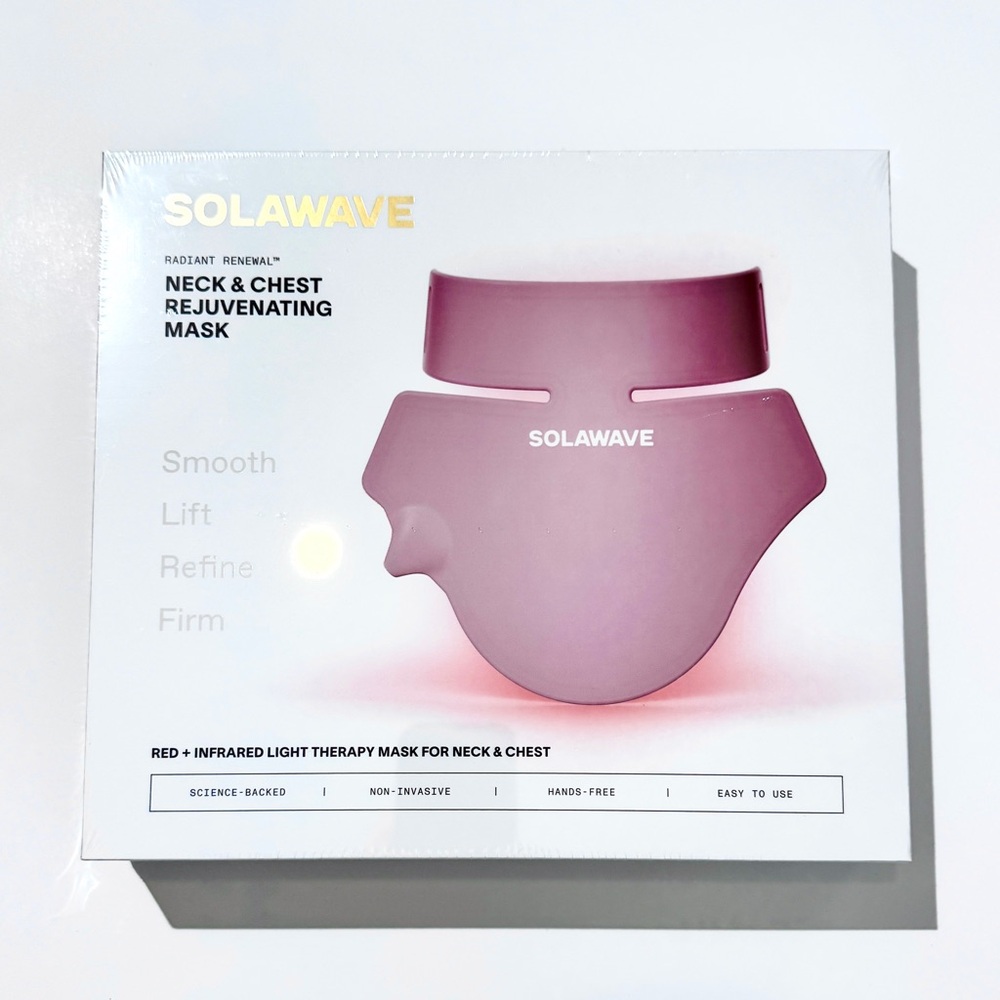 Solawave Neck & Chest LED Light Therapy Mask – Brand New, Sealed